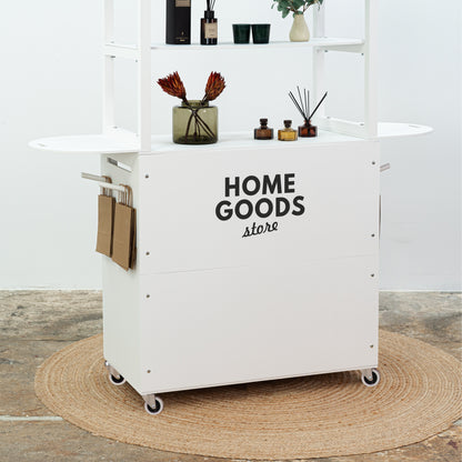 Mobile Bar VC-12-W-WT | white color