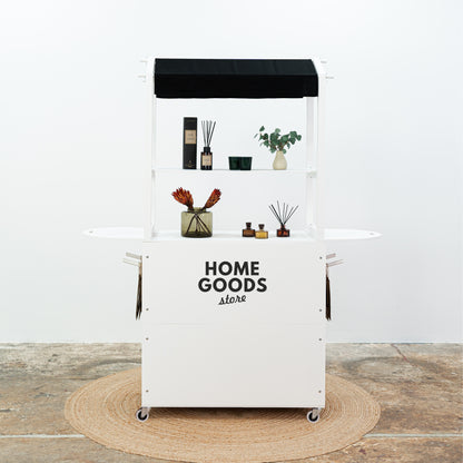 Mobile Bar VC-12-W-WT | white color