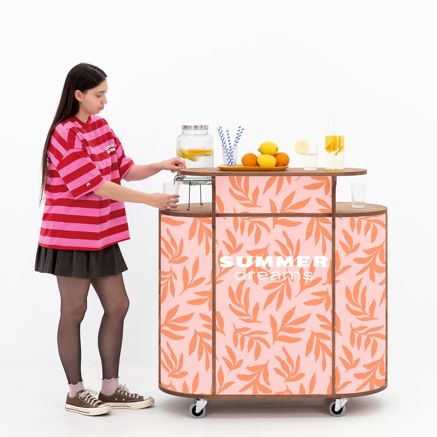 Compact Oval Counter VC-23-W-ML | custom color