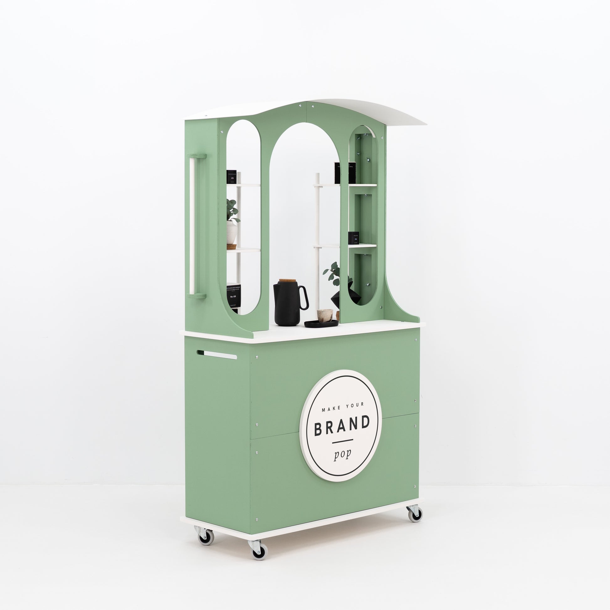 freestanding pop-up structure for immersive brand experiences

