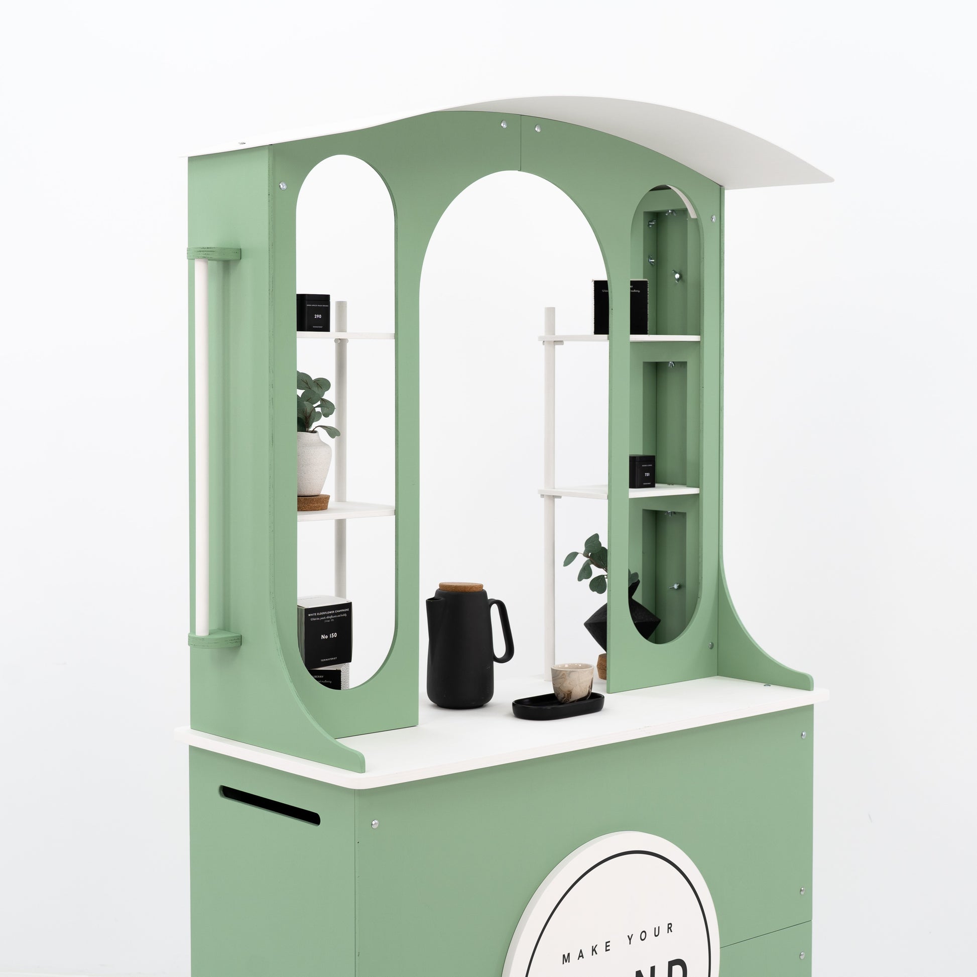 event cart with customizable colors and logo placement