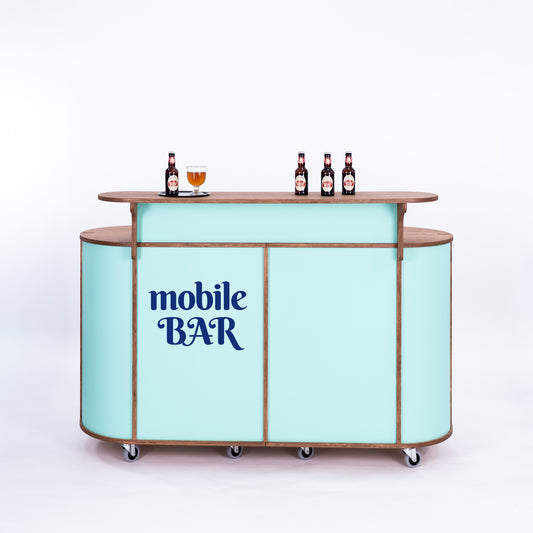 Grand comptoir ovale VC-28-W-ML | couleur personnalisée