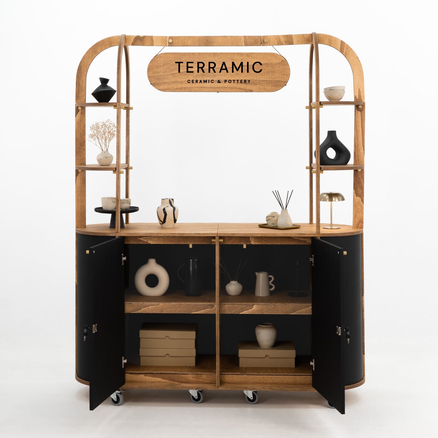 Large oval Customizable cart VC-29-W-ML | custom color