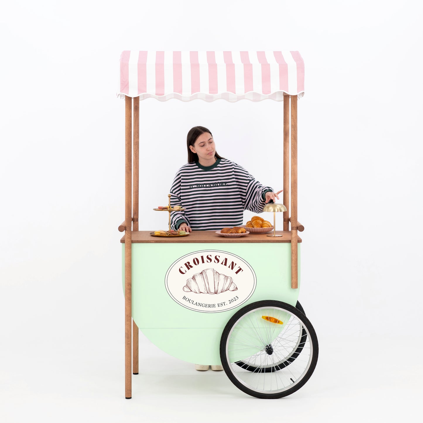 Big Wheels Event Cart VC-33-W-ML | Custom color