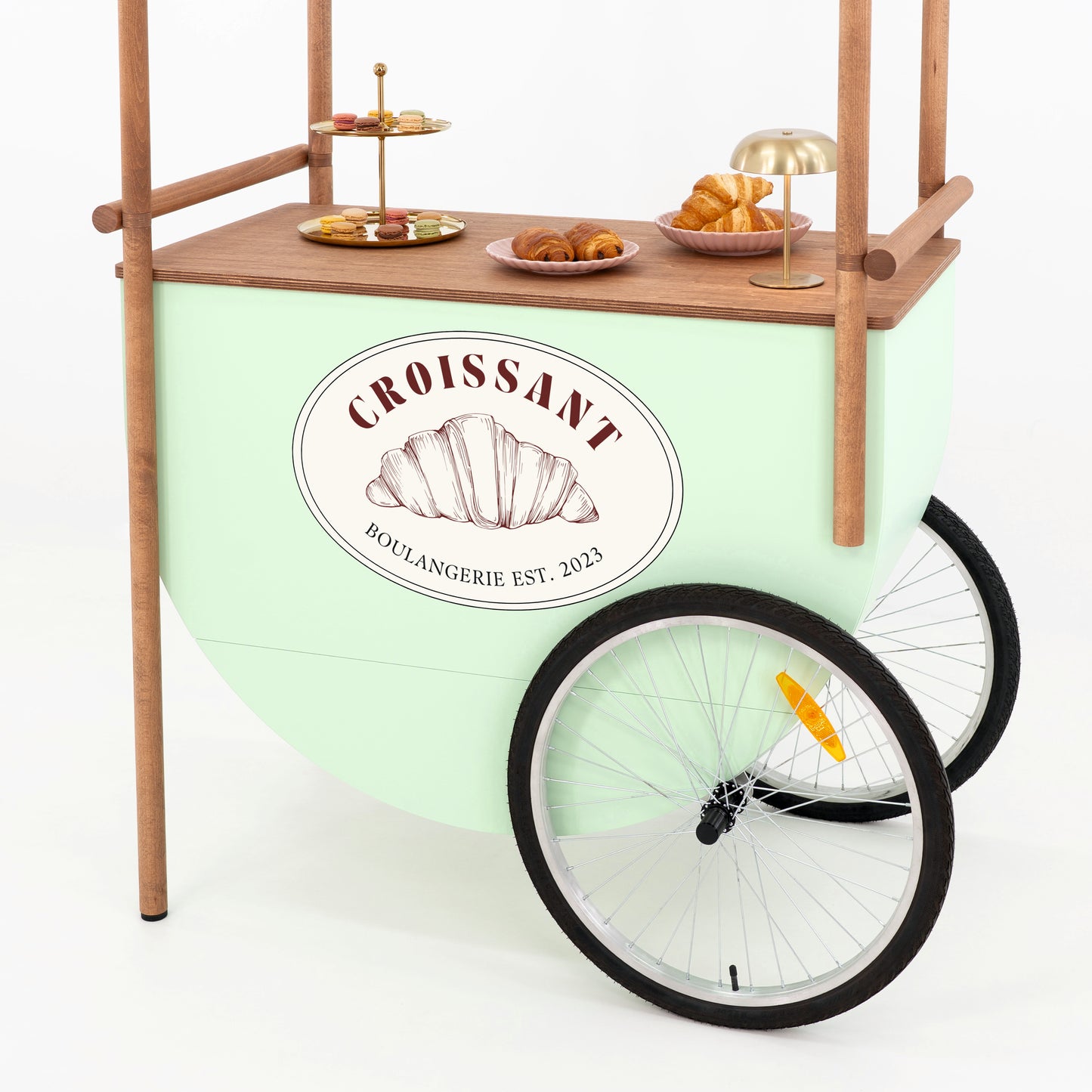Big Wheels Event Cart VC-33-W-ML | Custom color