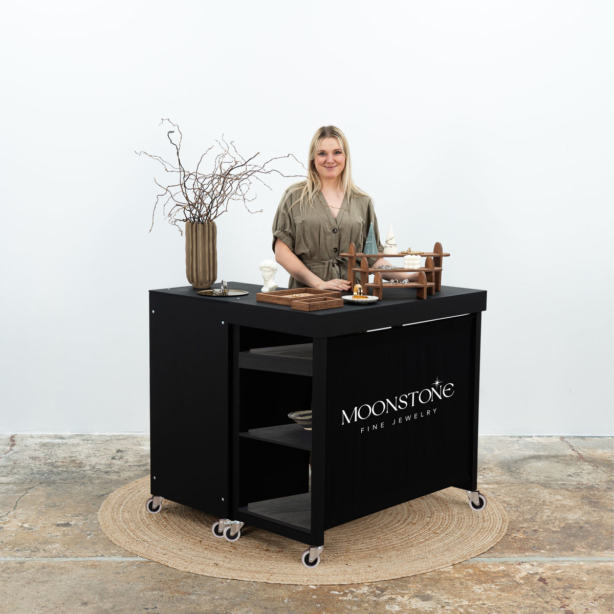 SET Vienna – Portable Counter and Display Table on Wheels for Trade ...
