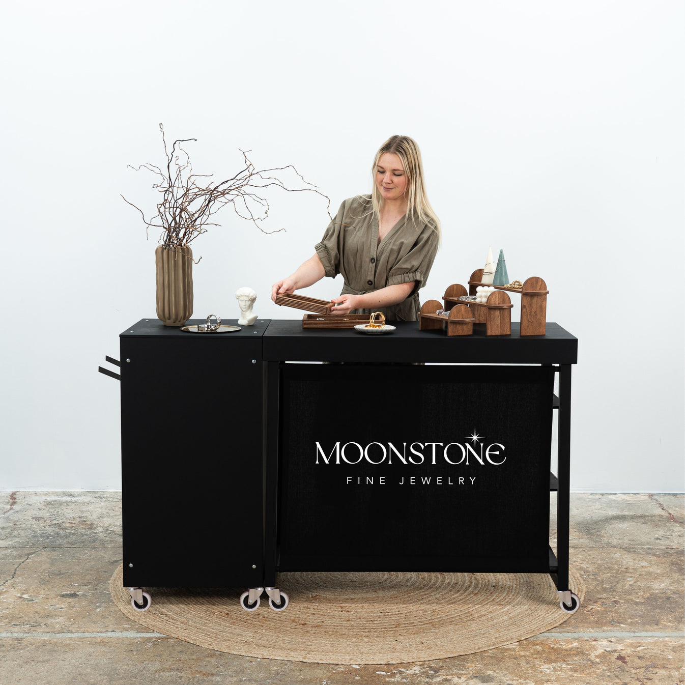 SET Vienna – Portable Counter and Display Table on Wheels for Trade ...