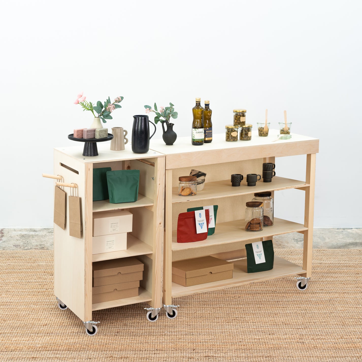 SET Vienna Natural – Portable Counter and Table for Trade Shows ...