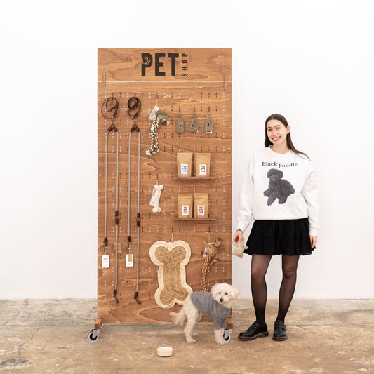 Pegboardwand VP-05-W-CF | Kaffeefarbe