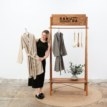 garment rack for plants Foldable Coffee Clothing Rack with Shelf & Interchangeable Rods