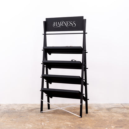 Reusable wooden display unit for pop-ups and exhibitions