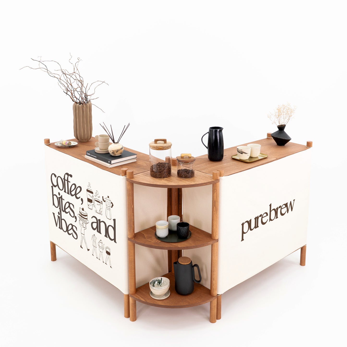 Kyoto Checkout Station Bundle | coffee color