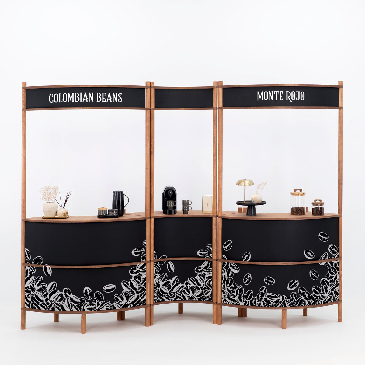 Station-service en forme de vague Okinawa II | café + couleur personnalisée
