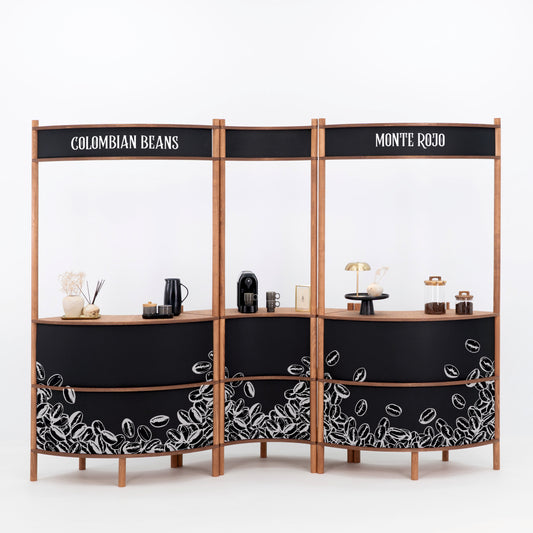 Station-service en forme de vague Okinawa II | café + couleur personnalisée