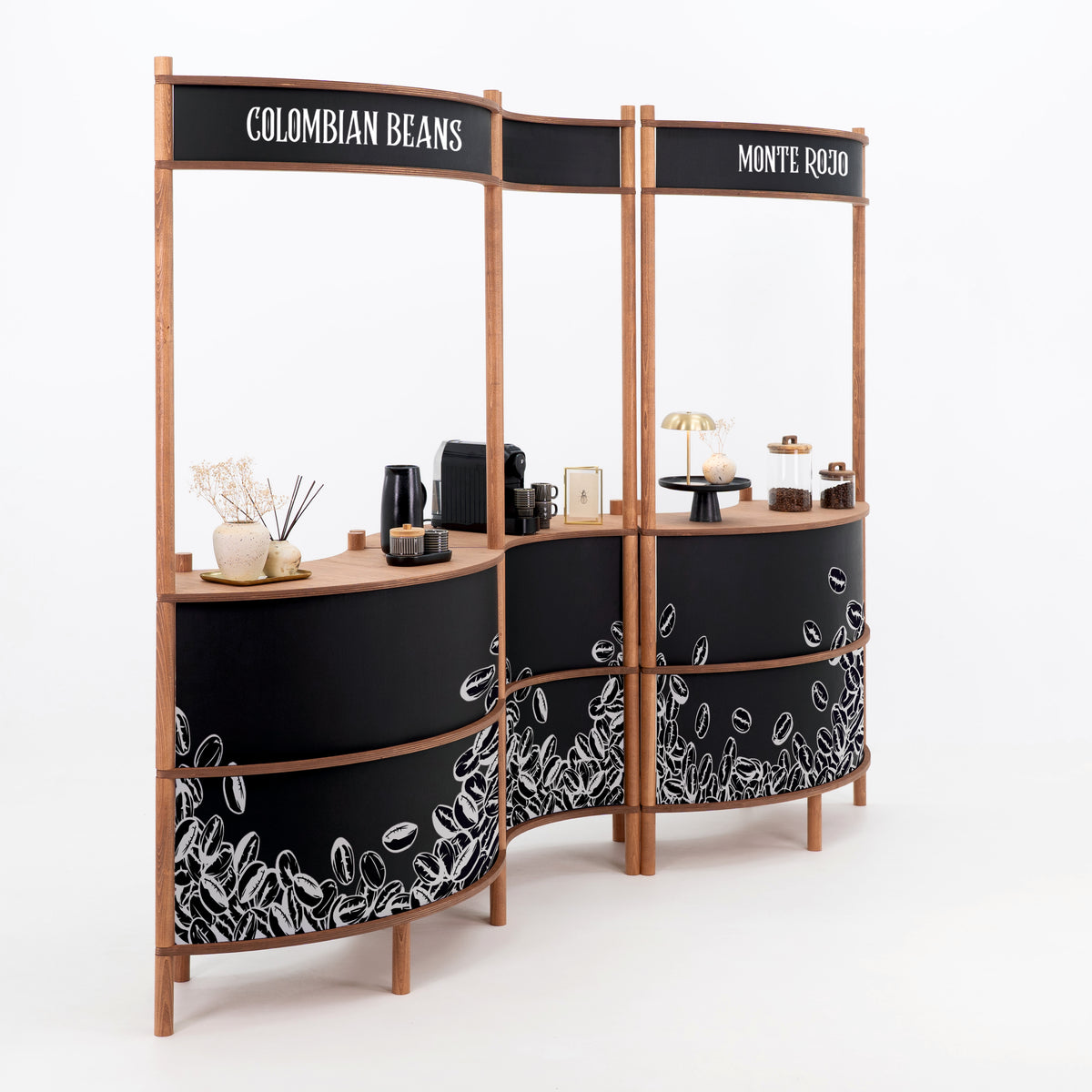 Station-service en forme de vague Okinawa II | café + couleur personnalisée