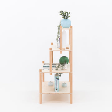 Modular Bamboo Display Stand BAR-01 | Lightweight Retail Shelving  display picture 1