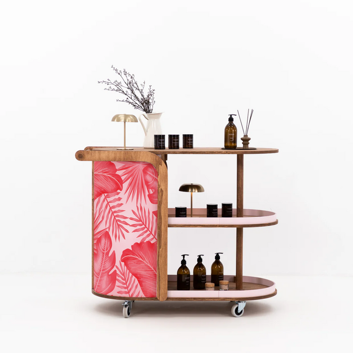 Mobile Serving Cart VC-27-W-ML | custom color