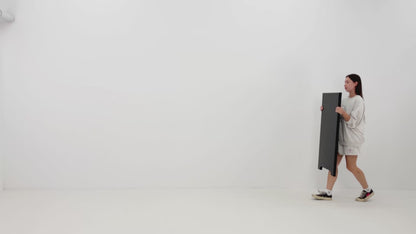 Metalowy potykacz reklamowy SB-A-B | kolor biały 