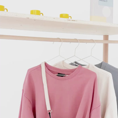 Collapsible Short-hang Garment Rack BR-02-NT | natural color