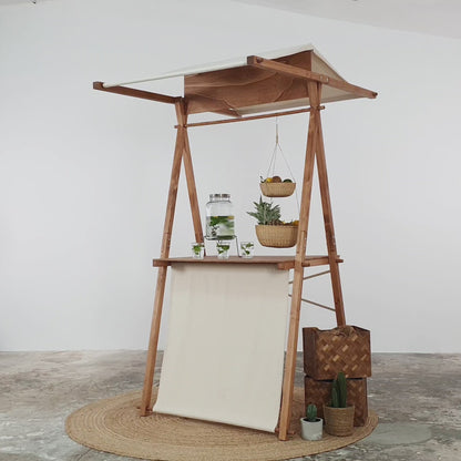 Market stall VC-01-CF | coffee color