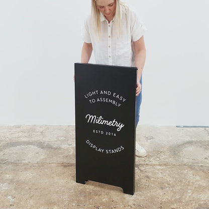 Metalowy potykacz reklamowy SB-A-B | kolor biały 