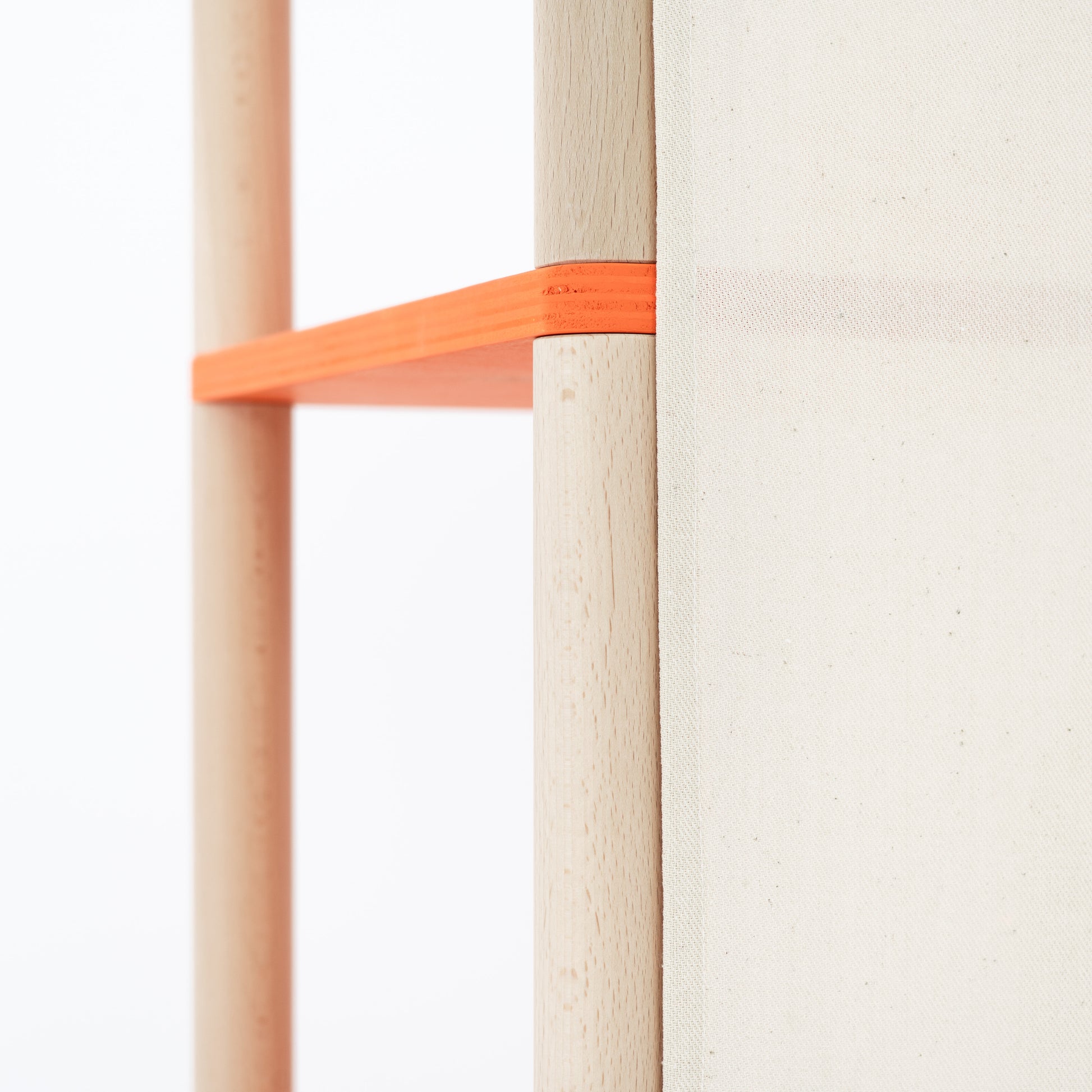 Lightweight wooden shelving unit for boutique product displays