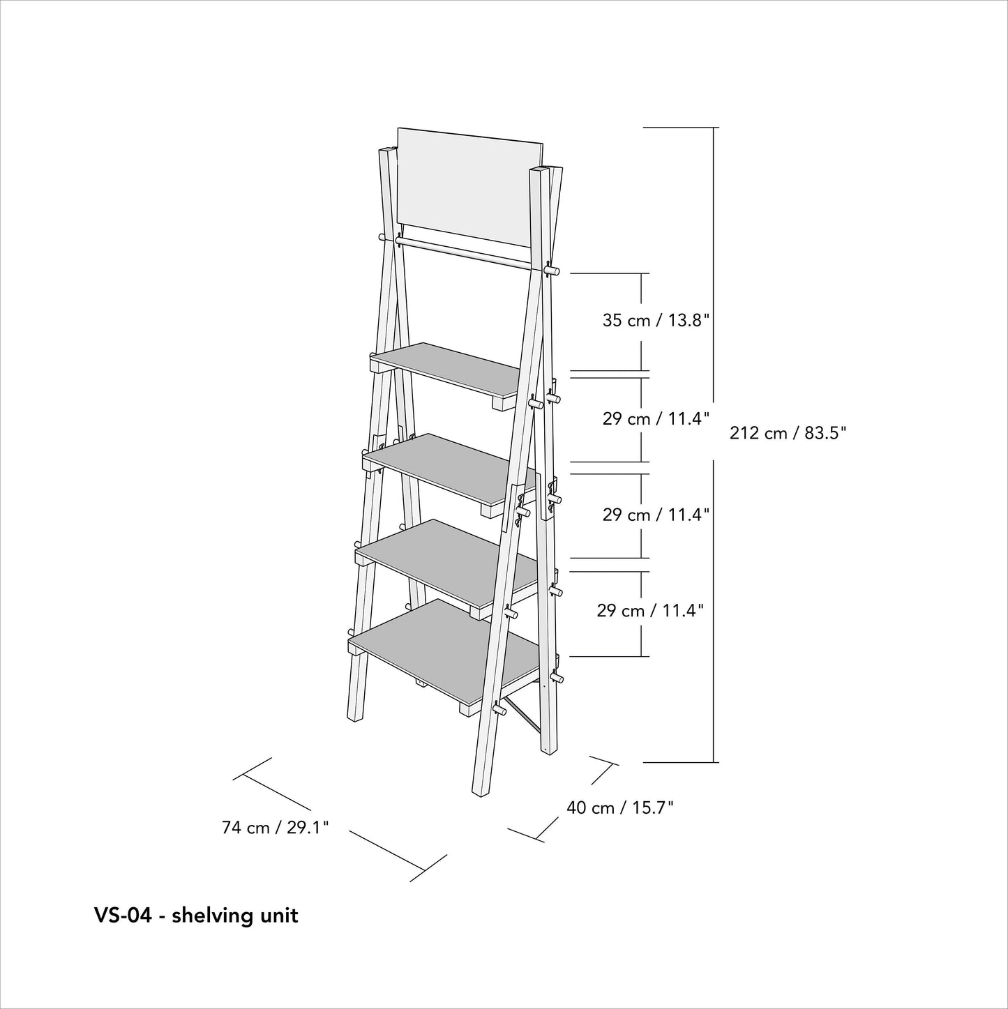 Collapsible retail shelving unit VS-04, custom logo retail stand, vendor stand | Milimetry