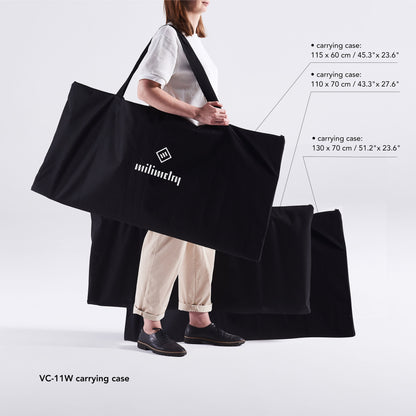 Display cart VC-11-W Coffee | collapsible portable vendor display with storage | Milimetry