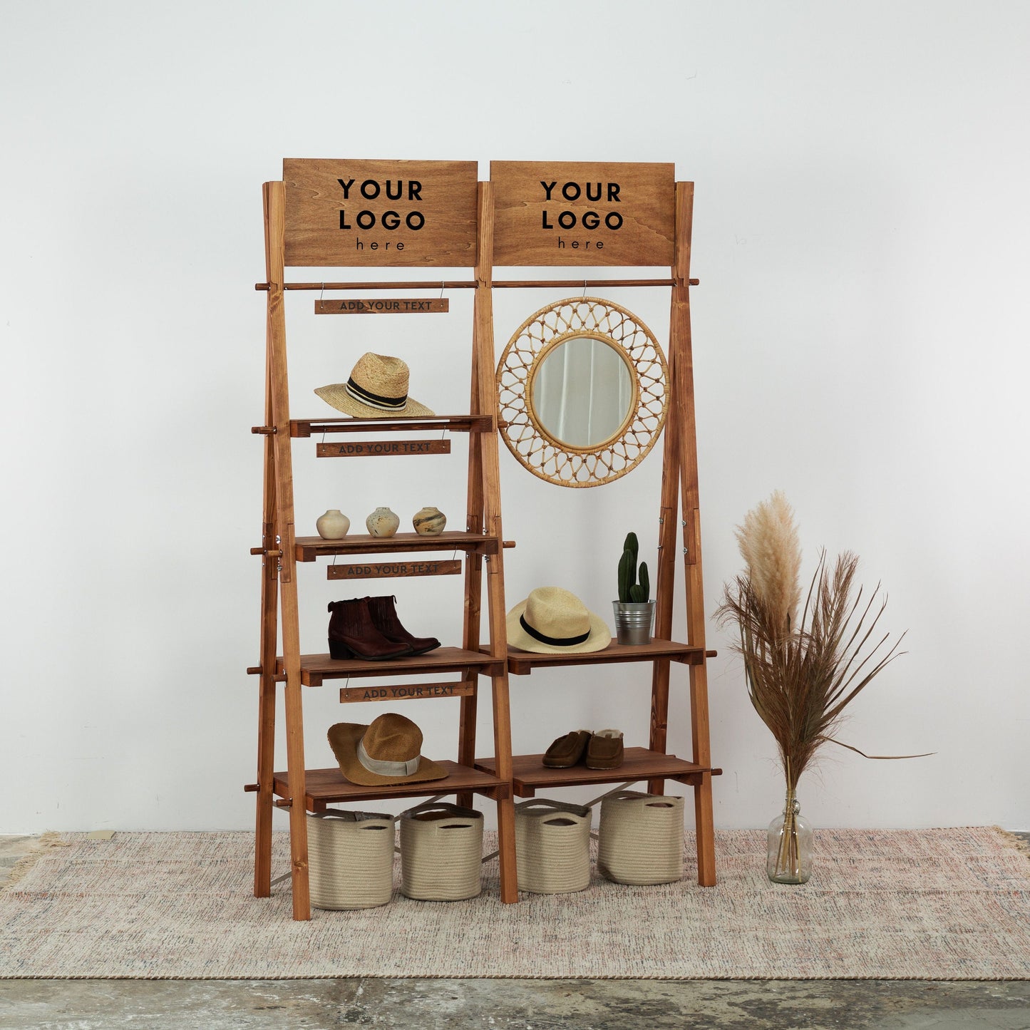 SET Arizona | versatile shelving system | Milimetry | collapsible display stand